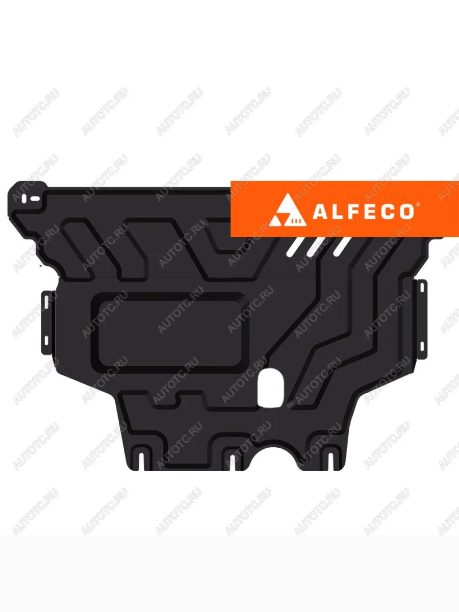 Защита картера и КПП (V-all) ALFECO Jetta VS5 дорестайлинг (2019-2024) (сталь 2 мм)  с доставкой в г. Керчь