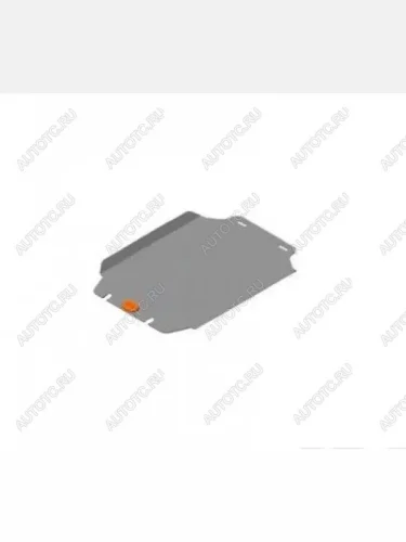 Защита КПП (V-3,0; 3,6; 4,2; 4,4; 5,0 Voque) ALFECO (алюминий 4 мм) Land Rover Range Rover 3 L322 рестайлинг (2006-2009)