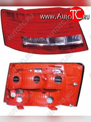 Левый фонарь (диодная) DEPO Audi A6 C6 дорестайлинг, седан (2004-2008)