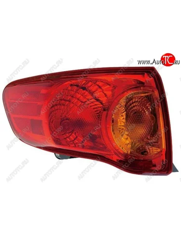 Левый фонарь DEPO Toyota Corolla E150 седан дорестайлинг (2006-2010)