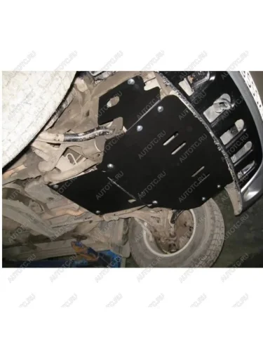 Защита радиатора (V-2,3-5,0; 2,7D; 4,0D) ALFECO (сталь 2 мм) Mercedes-Benz ML class W163 дорестайлинг (1997-2001)