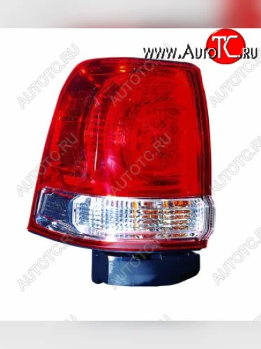 Левый фонарь (диодная) DEPO Toyota Land Cruiser 200 дорестайлинг (2007-2012)