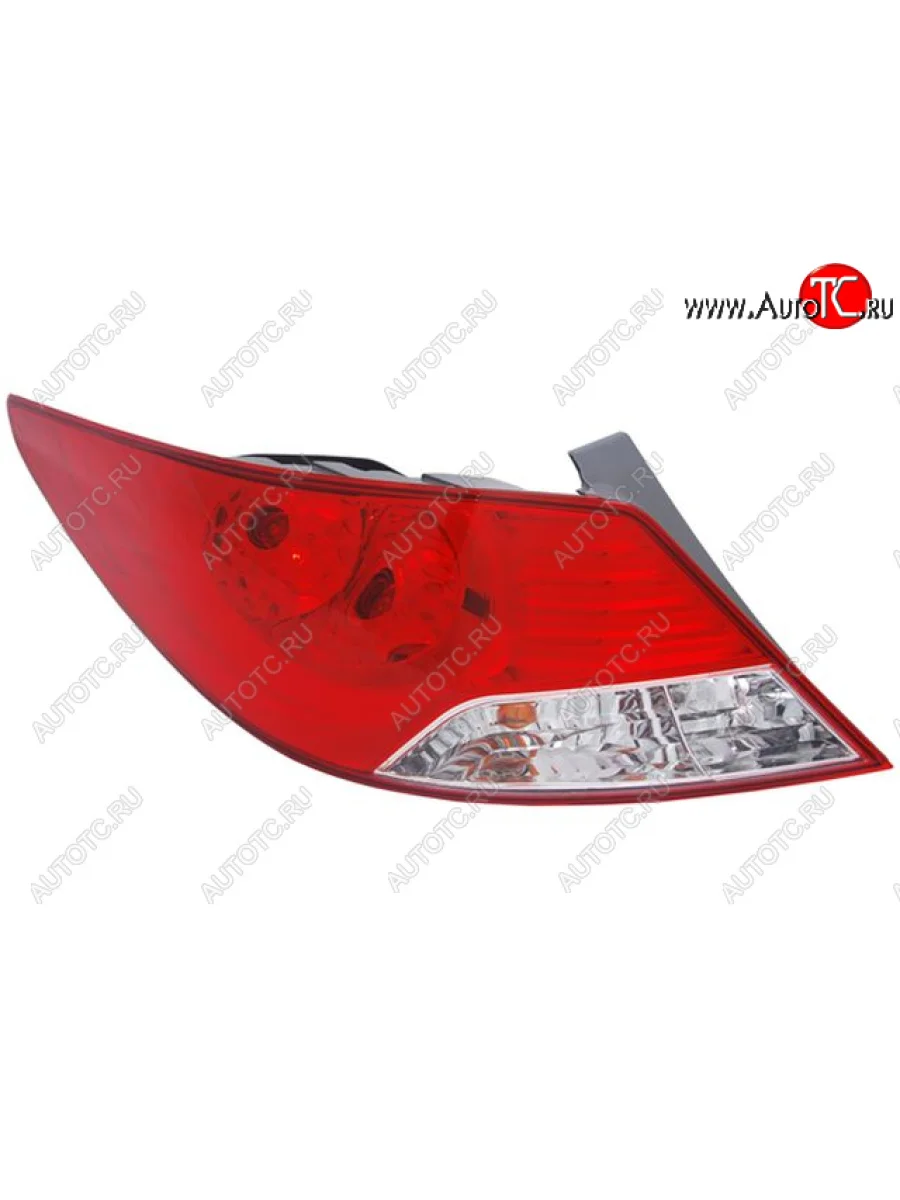 Левый фонарь DEPO Hyundai Solaris RBr седан дорестайлинг (2010-2014)  в Воронеже Воронежской области