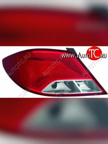 Левый фонарь DEPO Hyundai Solaris RBr седан рестайлинг (2014-2017)