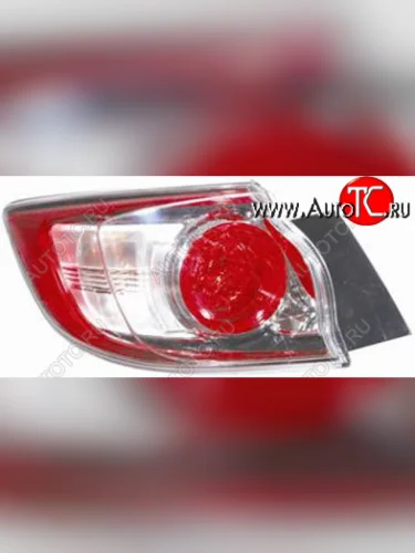 Левый фонарь DEPO Mazda 3/Axela BL дорестайлинг, хэтчбэк 5 дв. (2009-2011)