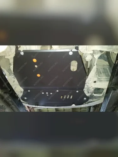 Защита картера и кпп (2 части) (V-2,4;3,0) ALFECO (алюминий 3 мм) Mitsubishi Eclipse (1999-2005)