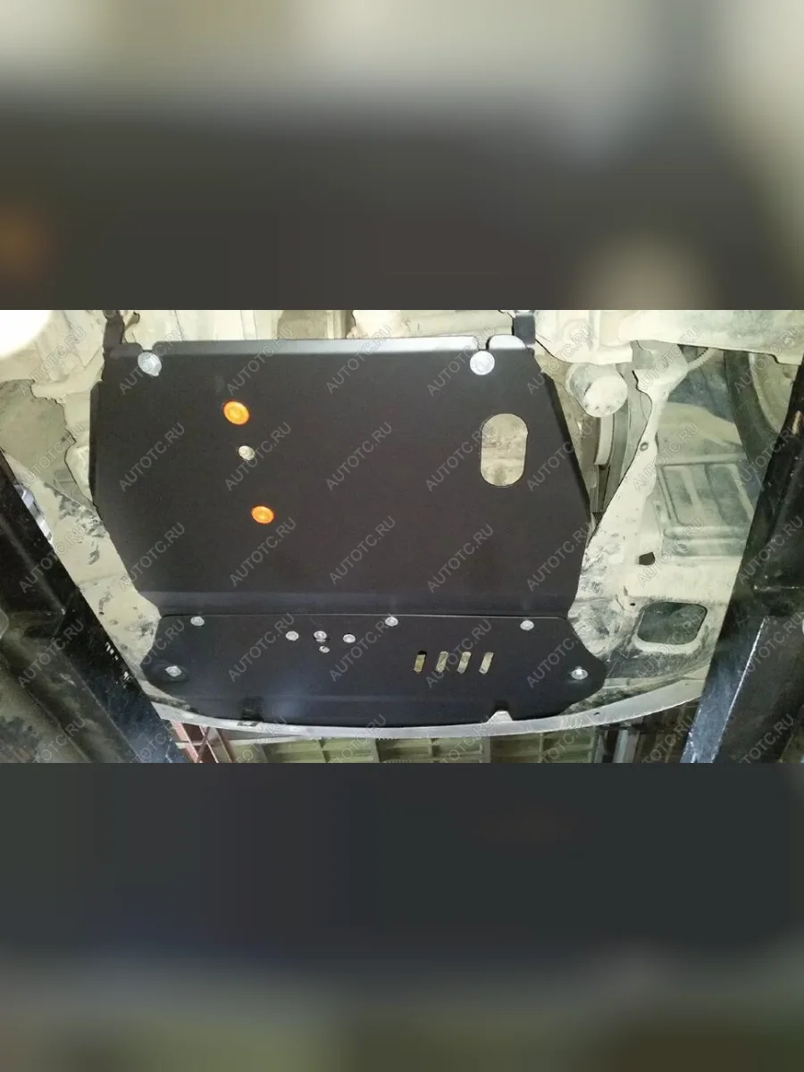 Защита картера и кпп (2 части) (V-2,4;3,0) ALFECO  Mitsubishi Eclipse (1999-2005) (алюминий 3 мм)  в Самаре Самарской области