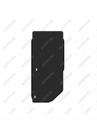 Защита РК (установка невозможна без ALF14411st) (V-0.7) ALFECO (сталь 2 мм) Mitsubishi Pajero Mini H53/H58 (1998-2008)