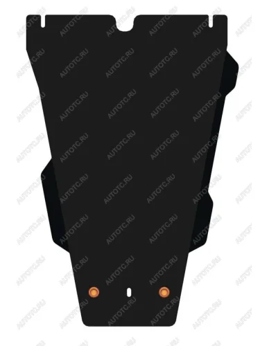 Защита РК (V-3,0; 2,5TD) ALFECO (алюминий 4 мм) Mitsubishi Pajero Sport PA дорестайлинг (1996-2004)