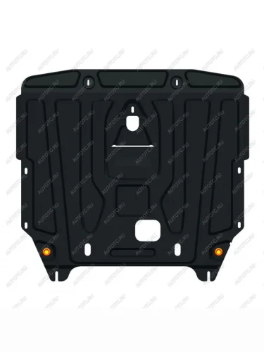 Защита раздатки (установка невозможна без ALF15602st) (V-2.5 DT) ALFECO (алюминий) Nissan NP300 (2008-2013)