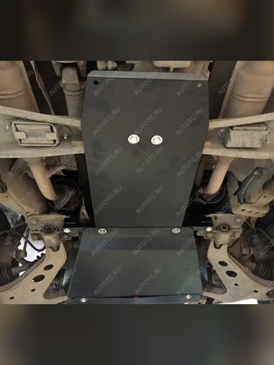 Защита картера и кпп (2 части) (V-3.3) ALFECO Nissan Pathfinder R50 2-ой рестайлинг (2002-2004) (алюминий)  с доставкой в г. Керчь