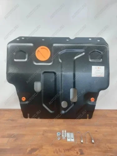 Защита картера и кпп (V-1,6) ALFECO (алюминий 4 мм) Nissan Tiida 3 C13 хэтчбек дорестайлинг (2015-2016)