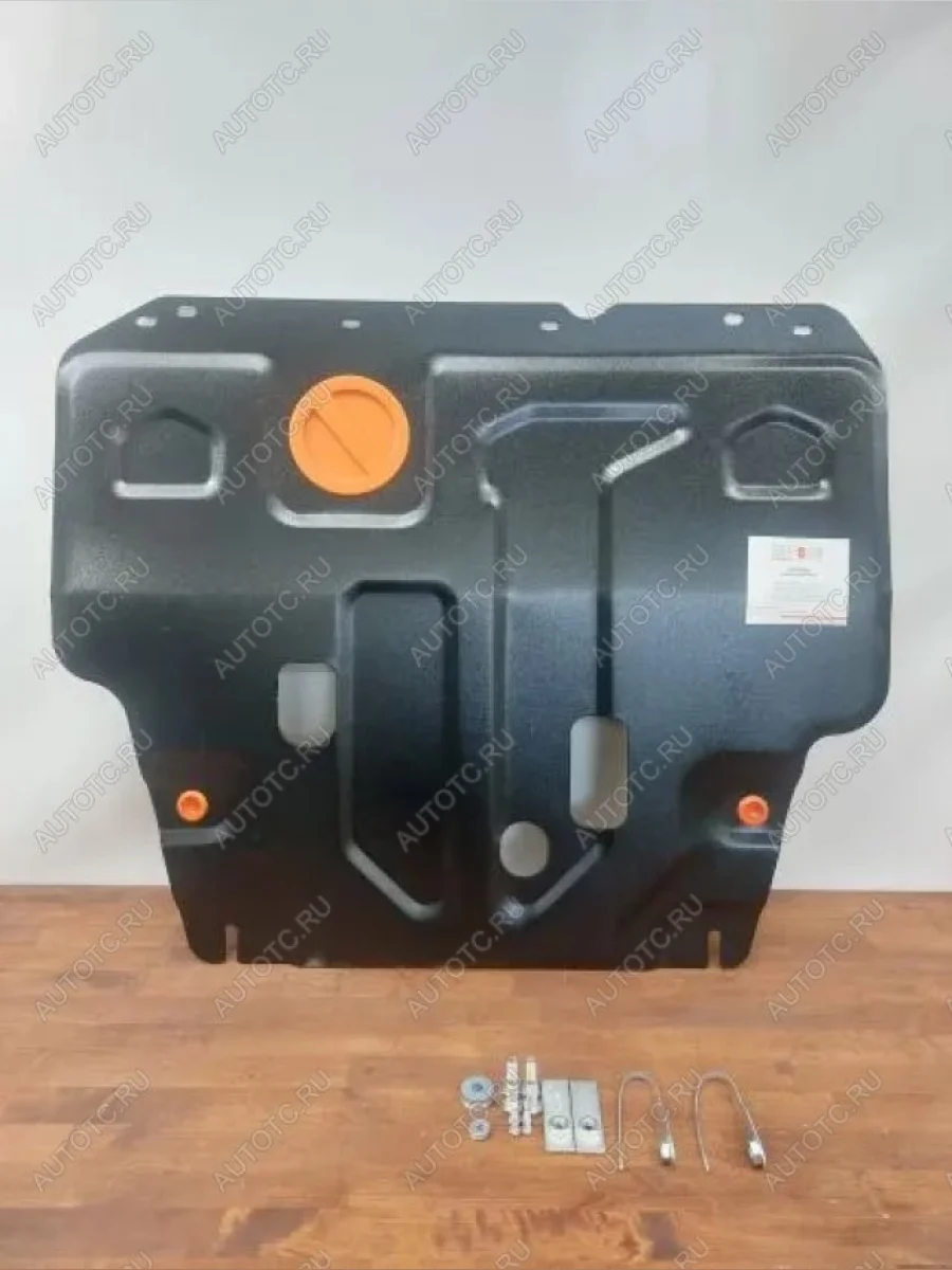 Защита картера и кпп (V-1,6) ALFECO Nissan Tiida 3 C13 хэтчбек дорестайлинг (2015-2016) (алюминий 4 мм)  в Керчи Республика Крым