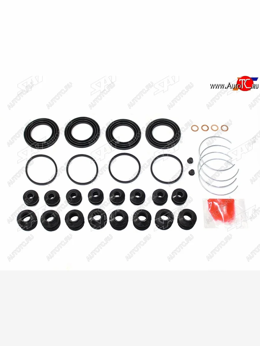 Ремкомплект суппорта передний (на 2 суппорта) SAT Toyota Hilux N140, N150, N160, N170 дорестайлинг (1997-2001)  в Керчи Республика Крым