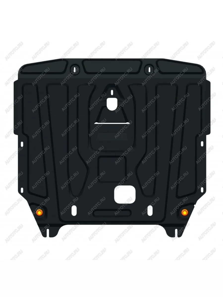 Защита картера и кпп (2 части) (V-all) ALFECO Porsche Cayenne PO536 (2018-2025) (алюминий 4 мм)  с доставкой в г. Керчь