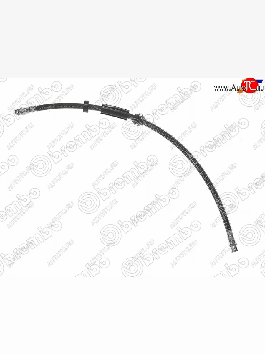 Шланг тормозной передний (Таиланд) LH=RH BREMBO Audi Q7 4L рестайлинг (2009-2015)  в Перми Пермском крае