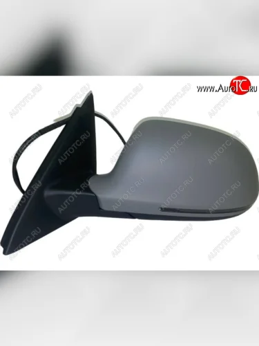 Боковое левое зеркало заднего вида (на 9 контактов, с автоскладыванием, электрическая регулировка, с подогревом) BodyParts (неокрашенное) Audi Q3 8U дорестайлинг (2011-2015)