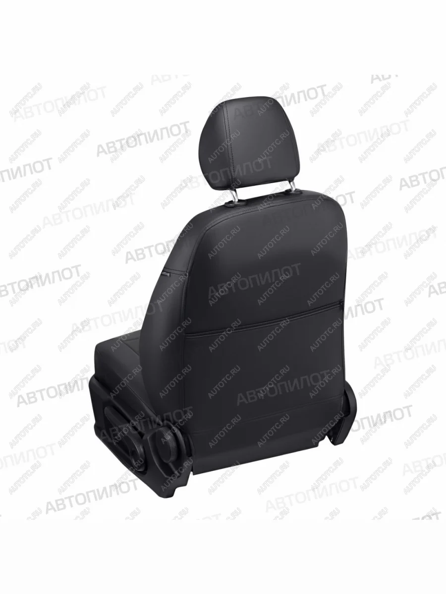 Чехлы на сиденья Экокожа (раздел. 40/60+ вырез под подлокот. экокожа) Автопилот Opel Mokka  дорестайлинг (2012-2016) (черный)  в Керчи Республика Крым