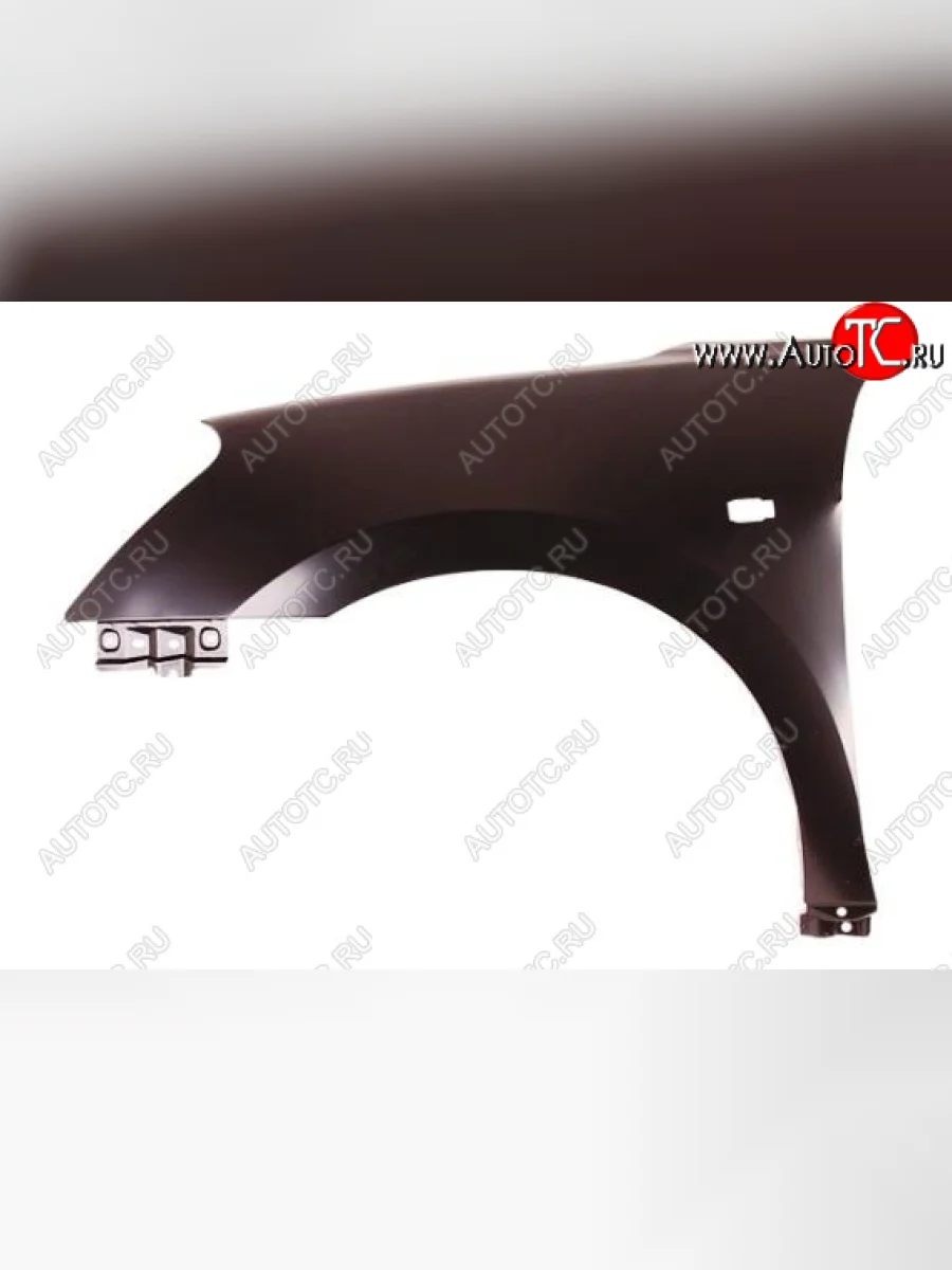 Левое крыло (с отверстием под повторитель поворота) TYG Nissan Almera 3 G15 седан (2012-2019) (неокрашенное)  в Самаре Самарской области