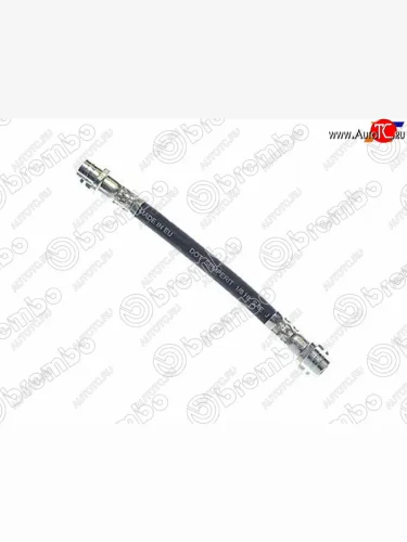 Шланг тормозной задний LH=RH BREMBO Volkswagen Polo ( Mk5 6R,6C,61,  Mk5,  Mk6) (2009-2022) седан дорестайлинг, хэтчбек 5 дв. дорестайлинг, хэтчбэк 3 дв., седан рестайлинг, хэтчбек 5 дв. рестайлинг, лифтбек