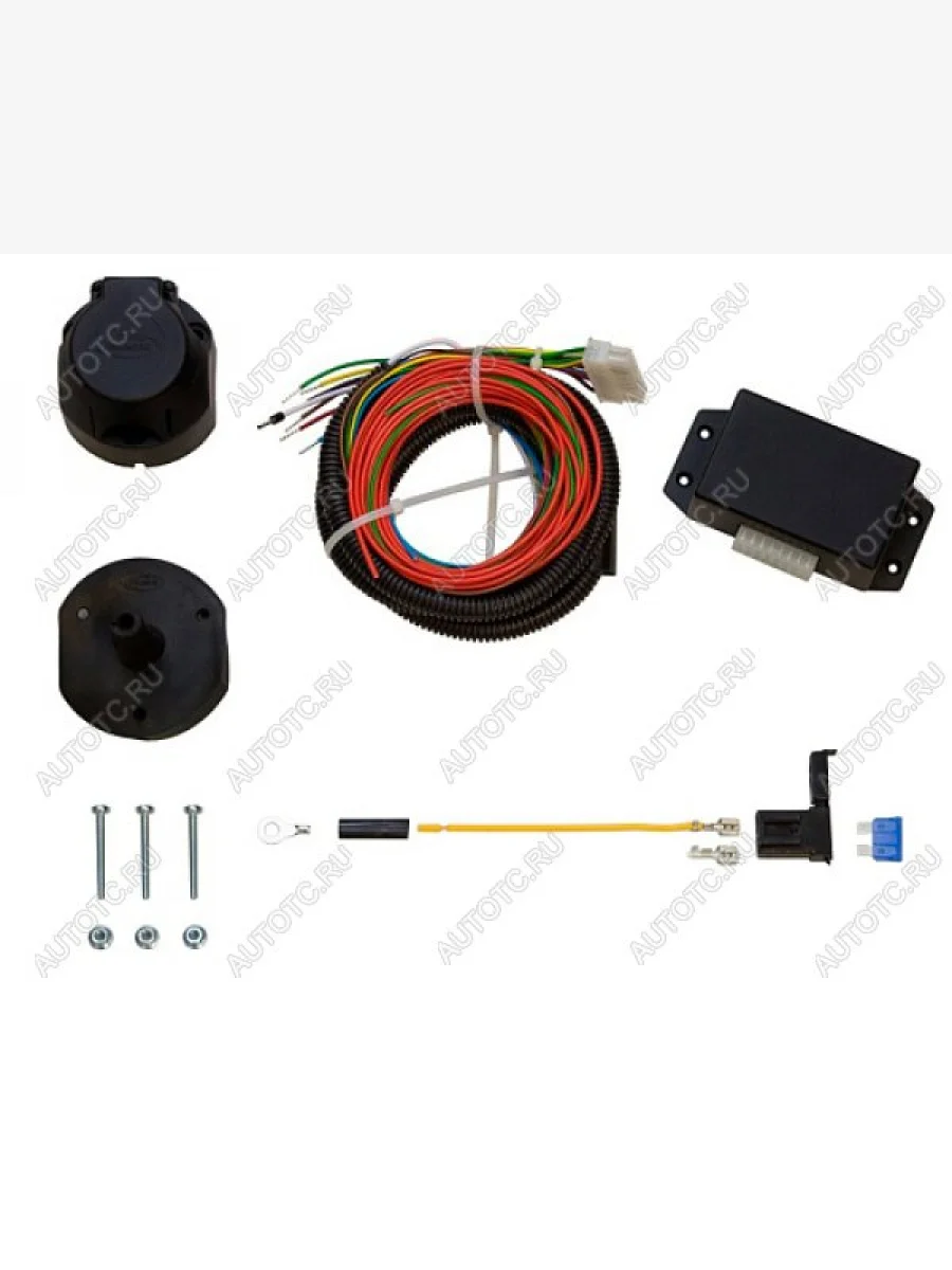 Универсальный комплект электрики для фаркопа (с блоком 7) Концепт Авто Seat Ibiza Mk2,6K хэтчбэк 3 дв. дорестайлинг (1993-1999) (7.pin)  с доставкой в г. Пермь