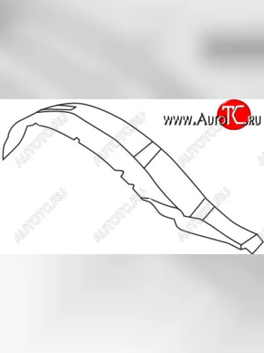 Правый подкрылок передний TYG Mitsubishi Pajero Sport PA дорестайлинг (1996-2004)
