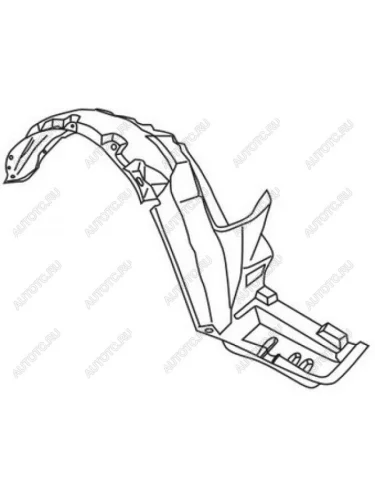 Правый подкрылок передний TYG Honda Accord 5 CD седан рестайлинг (1995-1997)