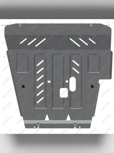 Защита картера и кпп (V-all 2WD) ALFECO (алюминий 4 мм) Toyota Ractis (2010-2016)