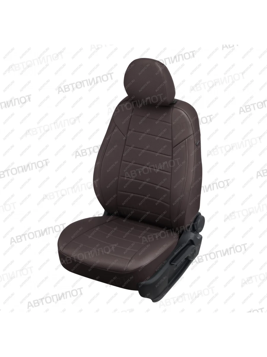 Чехлы на сиденья Экокожа (к. Comfort Luxe экокожа) Автопилот Уаз Патриот 3163 5 дв. 2-ой рестайлинг (2017-2025) (шоколад)  в Перми Пермском крае