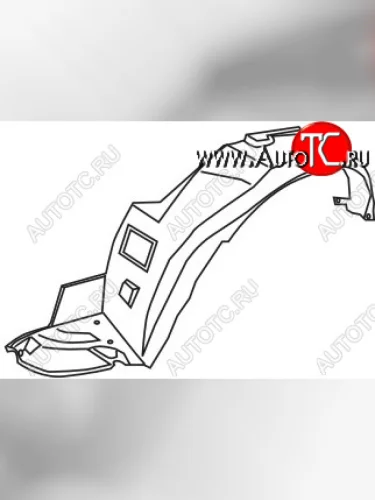 Левый подкрылок передний TYG Honda Accord 6 CF седан дорестайлинг (1997-2000)