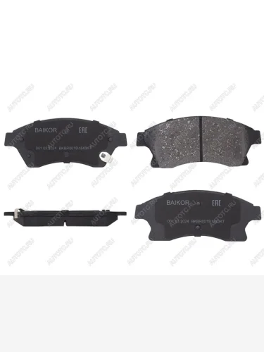 Колодки тормозные перед (диски 276мм) BAIKOR Chevrolet Cruze J305 хэтчбек дорестайлинг (2009-2012)