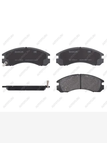 Колодки тормозные перед BAIKOR Mitsubishi Airtek (2001-2008)
