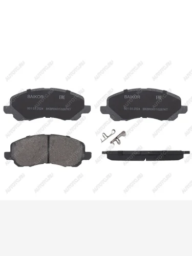 Колодки тормозные перед BAIKOR Mitsubishi Lancer 9 CS универсал 1-ый рестайлинг (2003-2005)