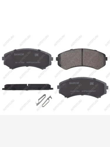 Колодки тормозные перед BAIKOR Mitsubishi Pajero 4 V90 2-ой рестайлинг (2014-2020)
