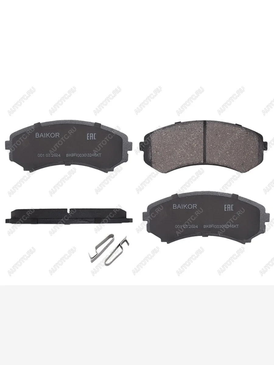 Колодки тормозные перед BAIKOR Mitsubishi Pajero 4 V90 2-ой рестайлинг (2014-2020)  с доставкой в г. Керчь