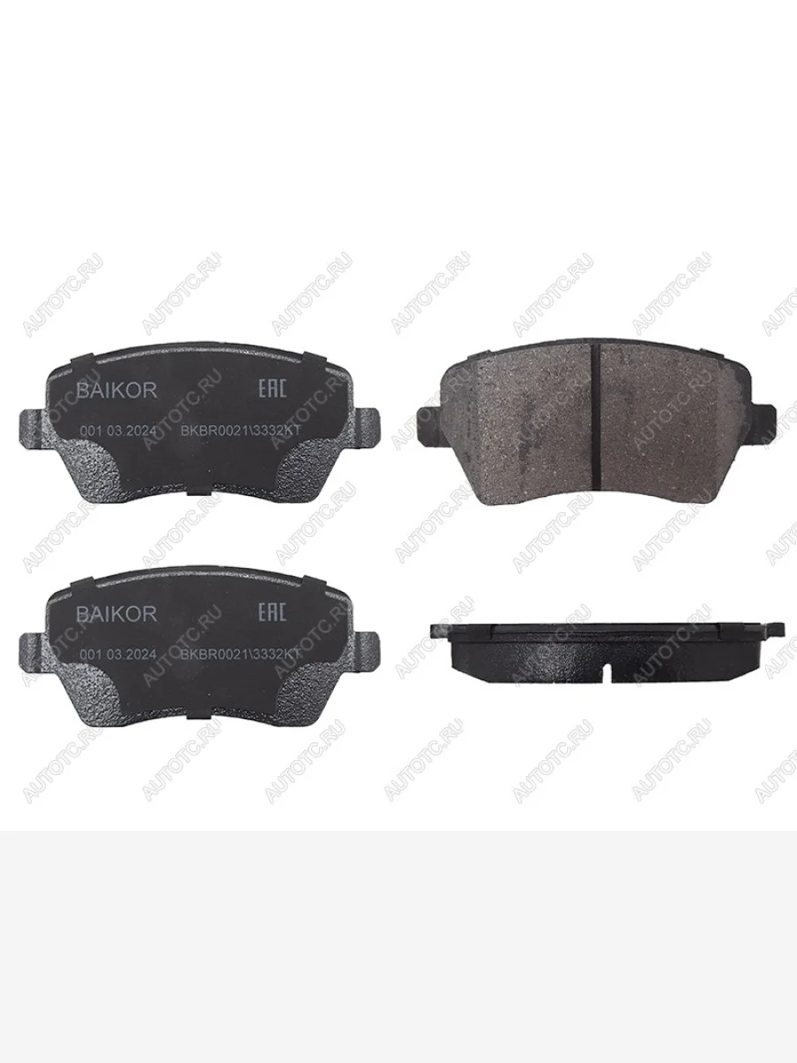 Колодки тормозные перед BAIKOR Лада ВАЗ Ларгус дорестайлинг R90 (2012-2021)  в Самаре Самарской области
