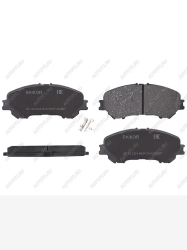 Колодки тормозные перед BAIKOR Nissan Qashqai 2 J11 рестайлинг (2017-2022)