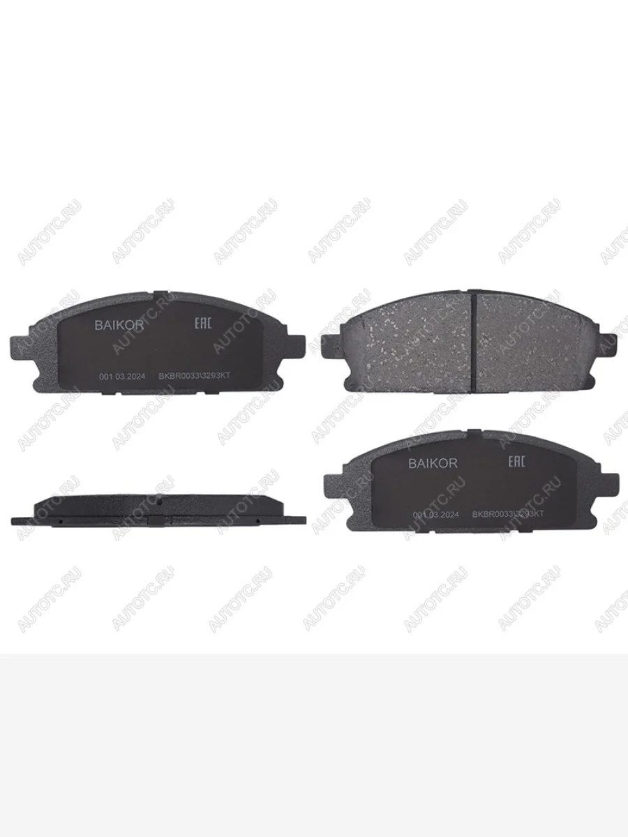 Колодки тормозные перед BAIKOR Honda Elysion 1 2-ой рестайлинг (2008-2013)  с доставкой в г. Керчь
