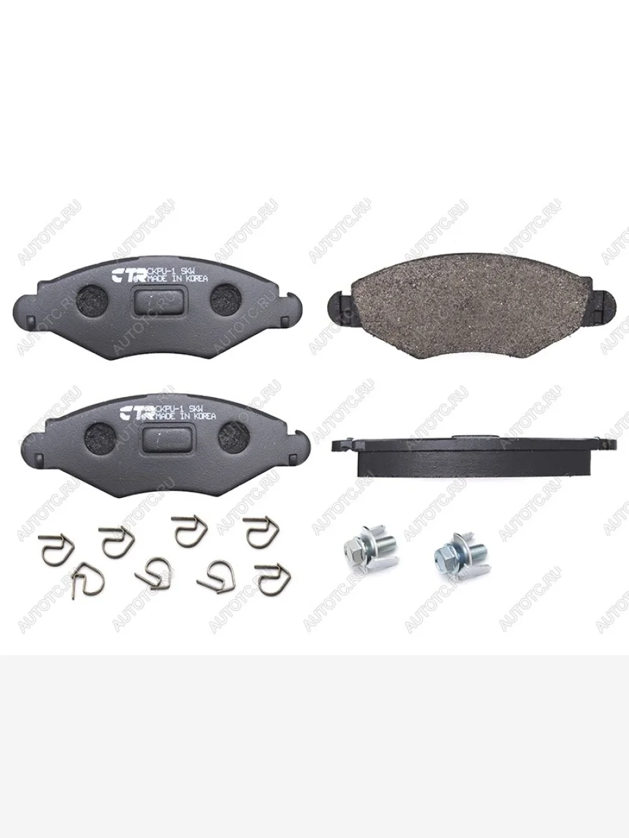 Колодки тормозные перед CTR  Peugeot 206 (2006-2009) седан  в Самаре Самарской области