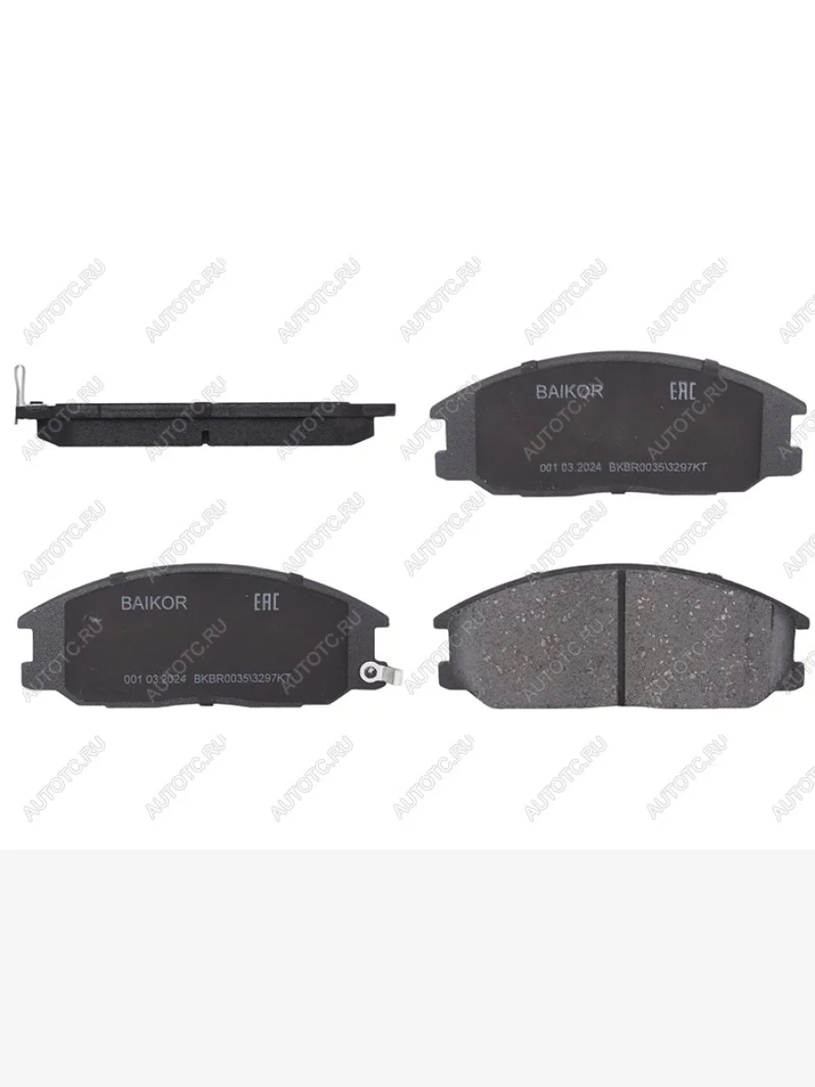 Колодки тормозные передние BAIKOR SSANGYONG Actyon Sport (2006-2011)  с доставкой в г. Керчь