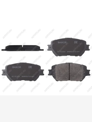 Колодки тормозные передние BAIKOR Toyota Camry XV40 рестайлинг (2009-2011)