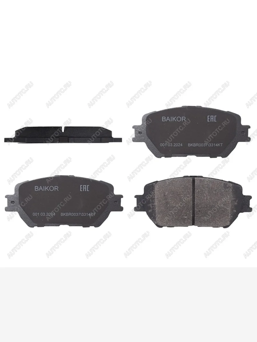Колодки тормозные передние BAIKOR Toyota Camry XV70 дорестайлинг (2017-2021)  в Керчи Республика Крым