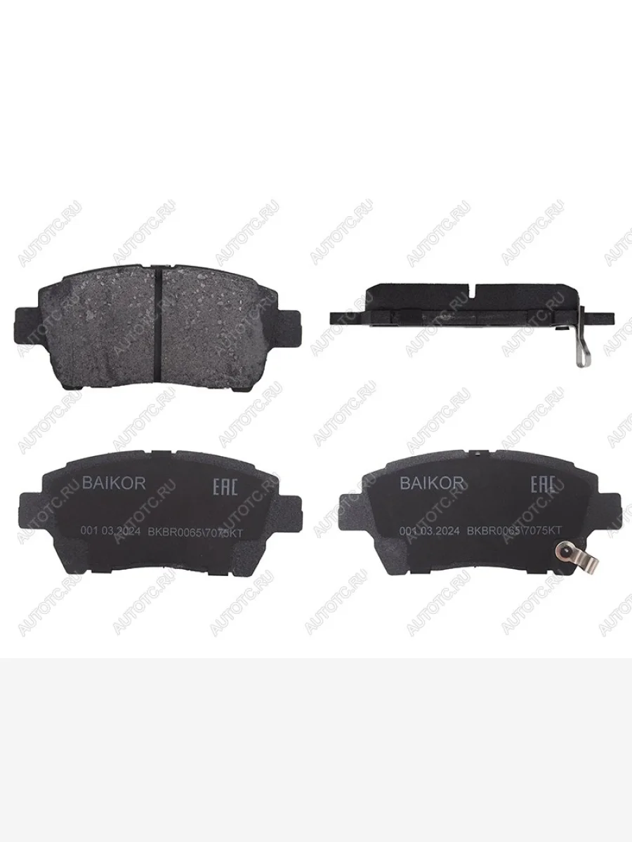 Колодки тормозные передние BAIKOR Toyota Allion T240 седан дорестайлинг (2001-2004)  в Керчи Республика Крым