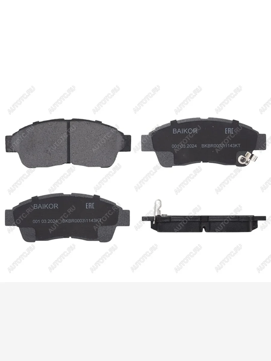 Колодки тормозные передние BAIKOR Toyota Corolla E110 седан дорестайлинг (1991-1995)  в Керчи Республика Крым