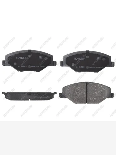 Колодки тормозные передние BAIKOR Skoda Rapid NH1 хэтчбэк дорестайлинг (2012-2017)
