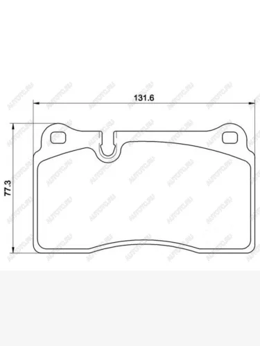Колодки тормозные передние BREMBO Volkswagen Touareg 1 GP рестайлинг (2006-2010)