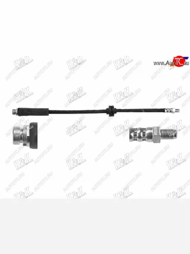 Шланг тормозной задний LH-RH K&K Ford Focus 2  седан дорестайлинг (2004-2008)