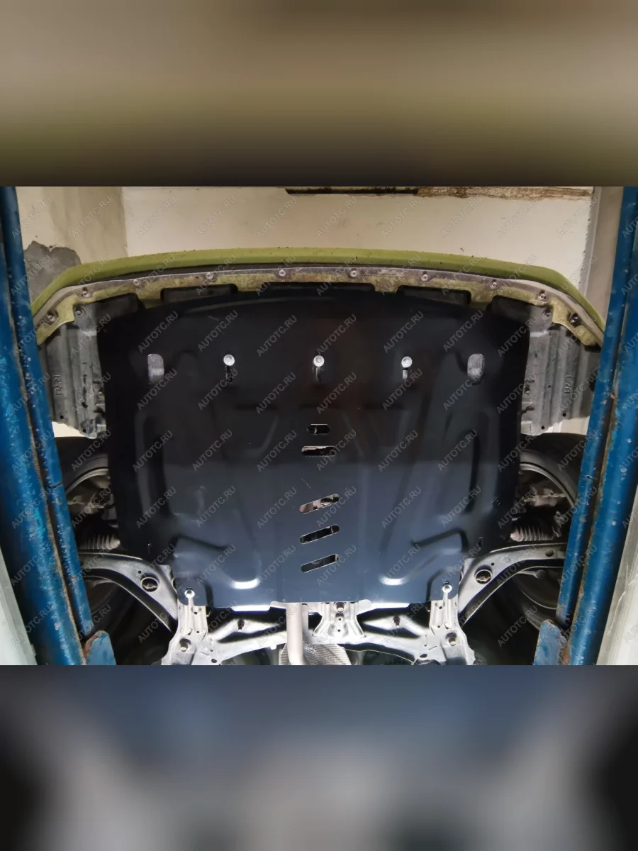 Защита картера и КПП (V-1,5 FWD) ALFECO Toyota Sienta XP170 дорестайинг (2015-2019) (алюминий 4 мм)  в Самаре Самарской области