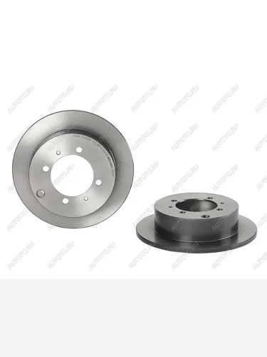 Диск тормозной задний Ø262 BREMBO Mitsubishi Lancer 9 CS универсал 1-ый рестайлинг (2003-2005)