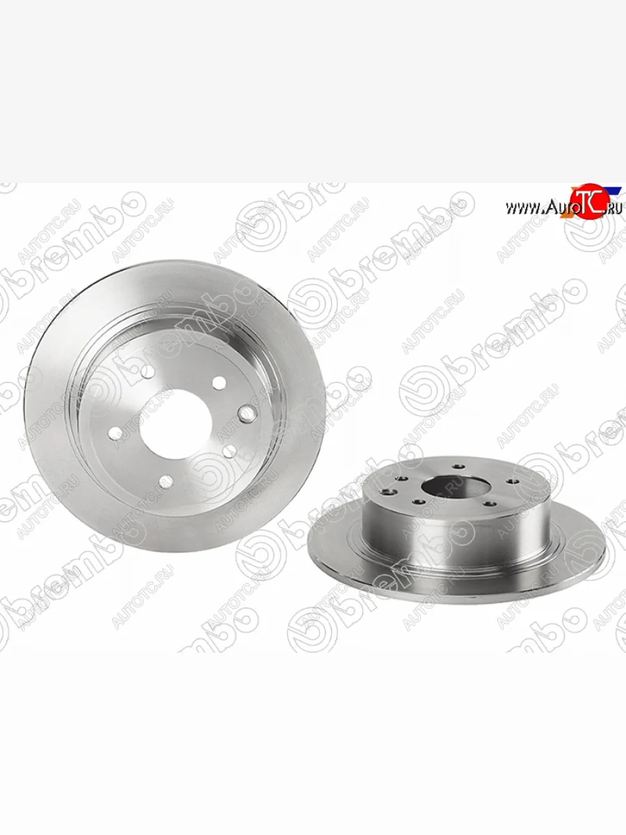  Диск тормозной задний Ø291.5 BREMBO  Nissan  Juke  1 YF15, Qashqai ( 1 J10,  1), Qashqai +2  1, Serena ( C26,  C27), Teana ( 1 J31,  2 J32,  3 L33)  с доставкой в г. Керчь